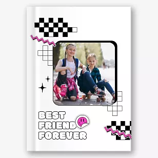Photo book template for best friends