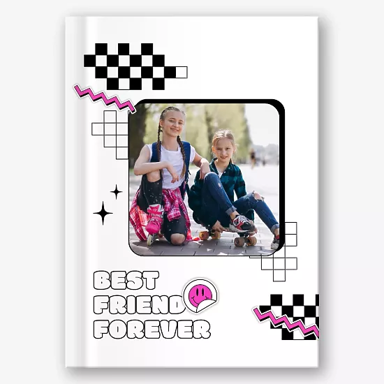 Photo book template for best friends