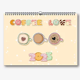 Coffee Calendar Template 