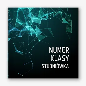 Szablon studniówkowej jasnej fotoksiążki 