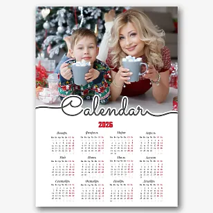 Семейный настенный новогодний календарь