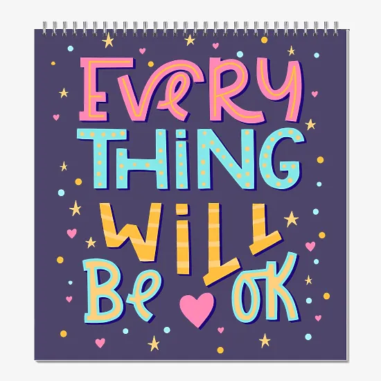 Позитивный настольный календарь с напутствием