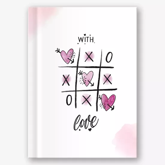 Photo book template for lovers