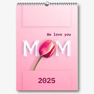 Calendar template for your beloved mom