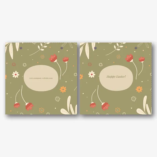 Holiday Paper Bag Template 