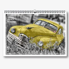 Wall calendar template-portfolio