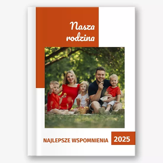 Szablon rodzinnej fotoksiążki 