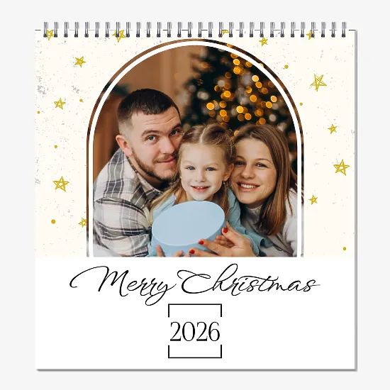 Семейный праздничный настольный календарь