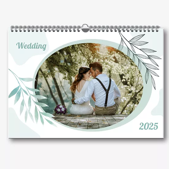 Wedding Wall Calendar Template