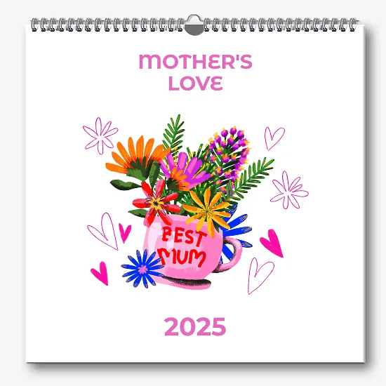 Mamina Lyubov calendar template