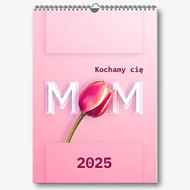 Szablon kalendarza dla ukochanej mamy