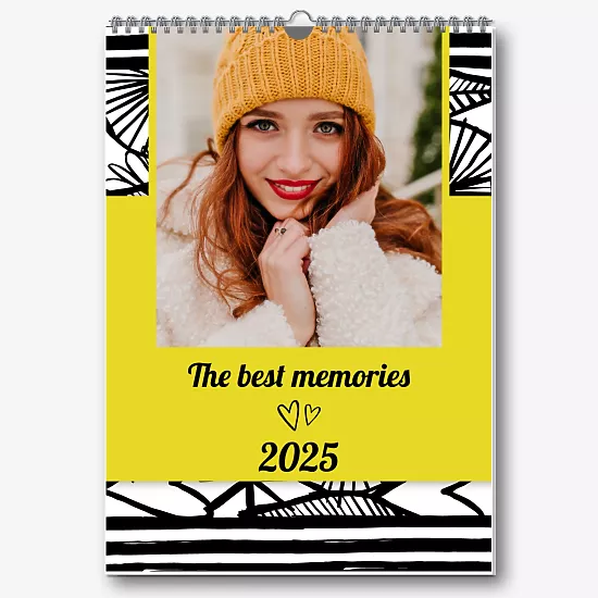 Calendar template best memories
