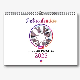 Instagram-style calendar template