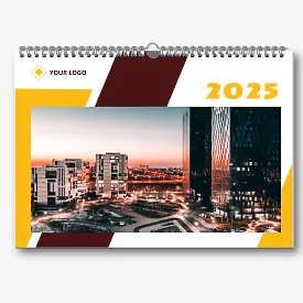 Construction company calendar template