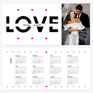 Шаблон календаря "Наша семья"