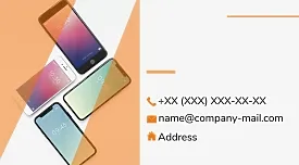 Service business card template