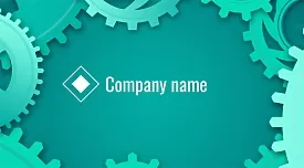 Mechanic's business card template