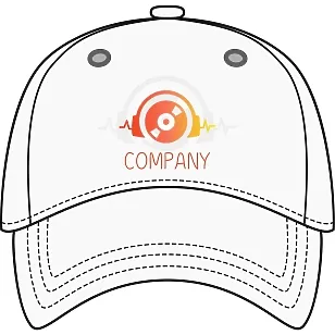 Baseball cap pattern with a pattern