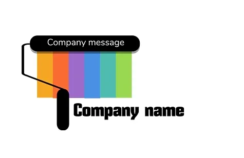 Painter's business card template 