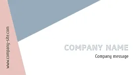 Abstract geometric business card template 