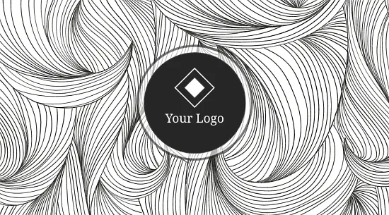 Stylist-hairdresser business card template