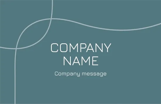 Template for a simple abstract Euro business card