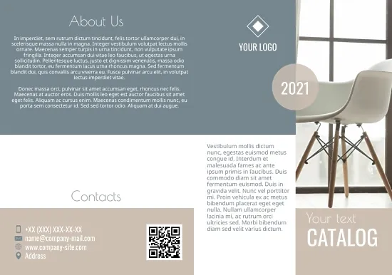 Interior catalog template