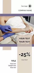 Depilation Salon Flyer Template