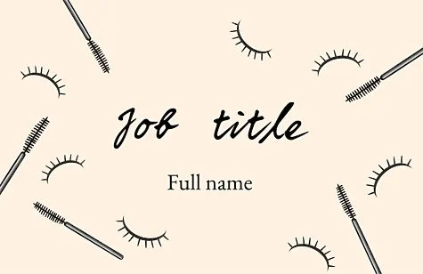 Leshmaker's business card template