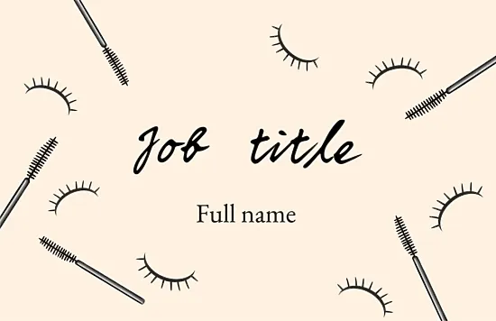 Leshmaker's business card template