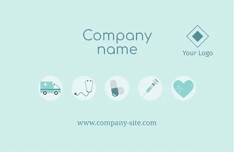 Ambulance Brigade Business Card Template