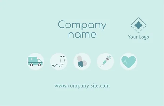 Ambulance Brigade Business Card Template