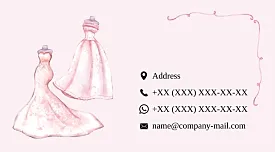 Wedding Salon business card template