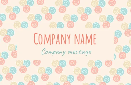 The template of the business card of the organizer of children's holidays