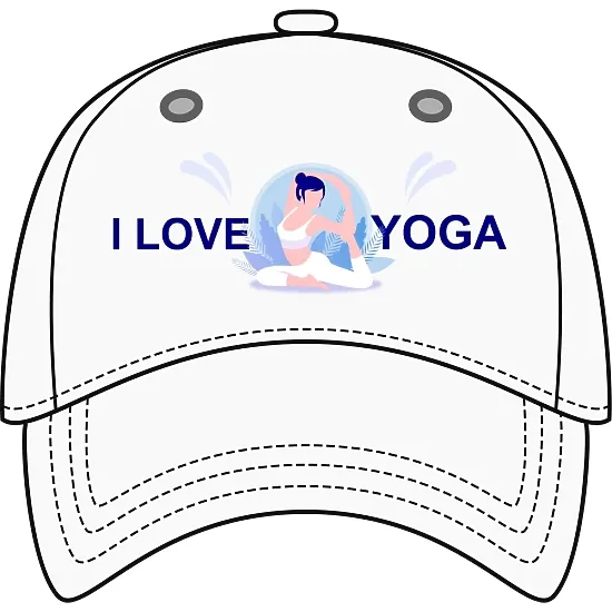 Baseball cap pattern with a pattern