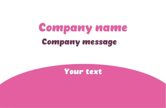 Courier Service business card template