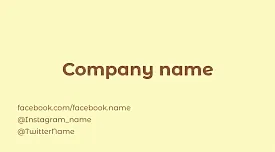 Dance Studio business card template