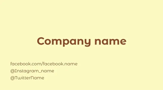 Dance Studio business card template