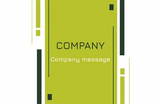 Simple business card template 