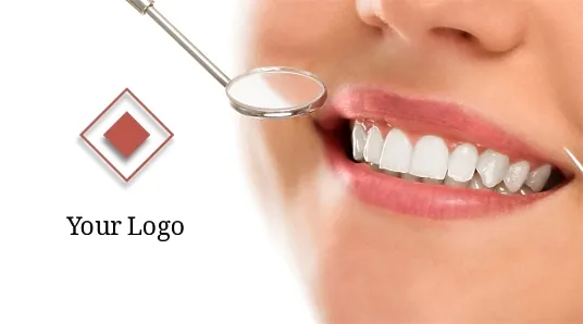Dentist's business card template