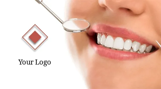 Dentist's business card template