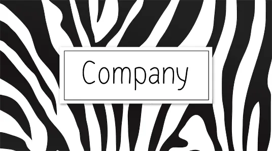 Business card template with abstract background