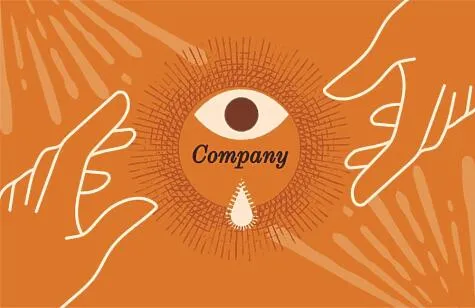 Fortune Teller's business card template 