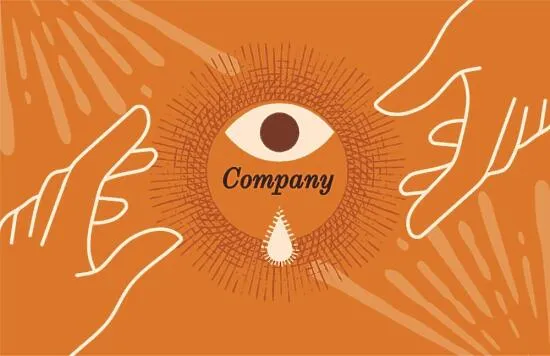 Fortune Teller's business card template 