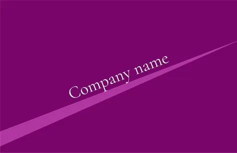Template for a simple abstract Euro business card