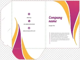 Abstract Paper Folder Template
