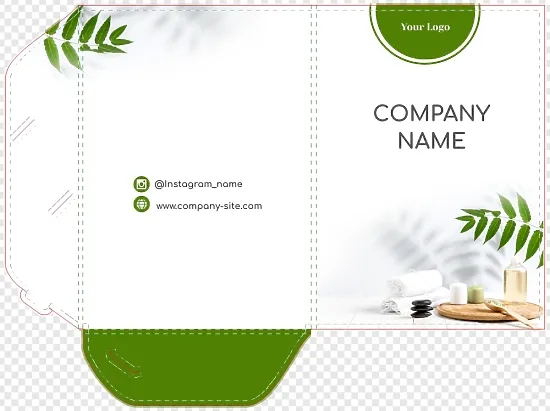 Spa Center Paper Folder Template