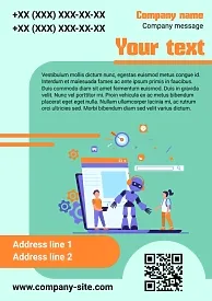 Robotics School Poster Template