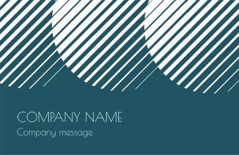 Universal business card template