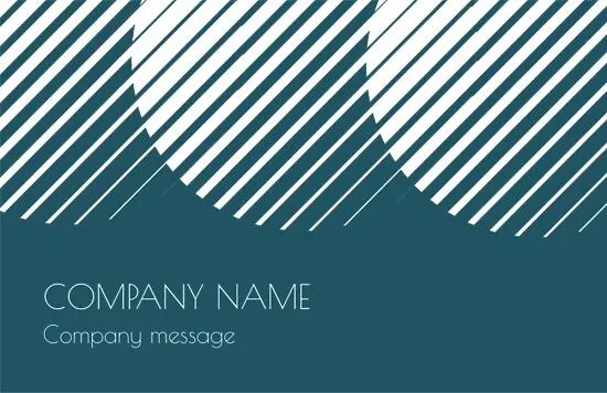 Universal business card template